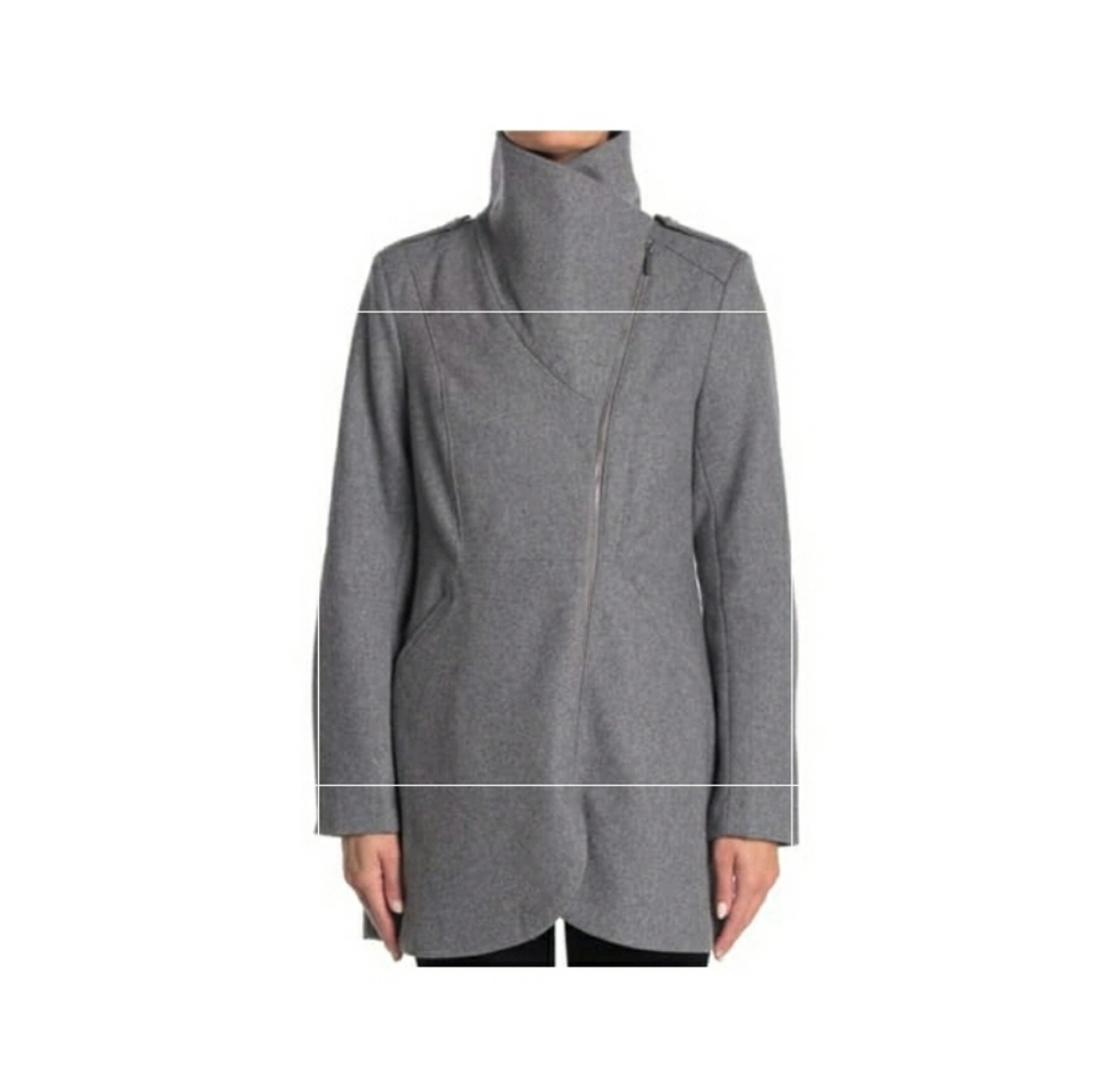 French Connection Asymmetrical Wool coat